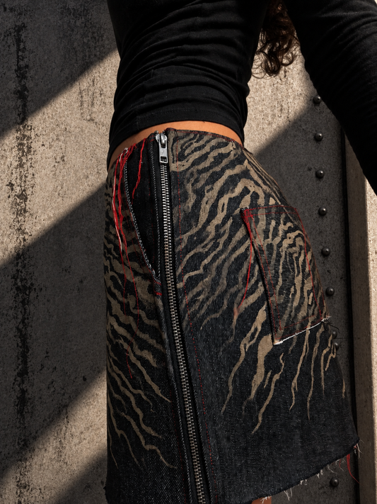 Wild Static Mini Skirt _06